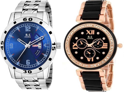

R S Original RSO-3123 DAY AND DATE BLUE WATCH FOR MEN Watch - For Men
