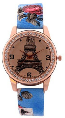 

Miss Perfect Effill Tower Blue Diamond Belt watch for girls Watch - For Girls