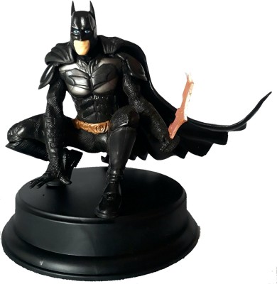 

Montez Super Hero BAT-MAN 6" Inches Sitting Posture Action Figure With Supporting Stand Base(Black)