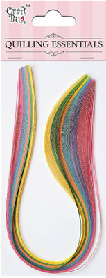 

Craft Bug Quilling strips extra long 3MMX20INCH, 400STRIPS-MULTICOLOR