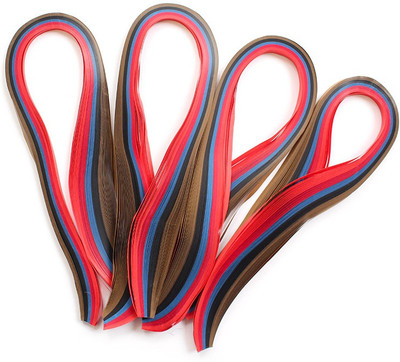 

Craft Bug Quilling strips extra long 3MMX20INCH, 400STRIPS-EARTH TONE