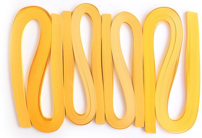 

Craft Bug Quilling strips extra long 5MMX20INCH, 400STRIPS-GOLD