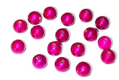 

GOELX Acrylic Plastic Multicolor Beads for Jewellery Making/Craftwork/Decorations - Pink