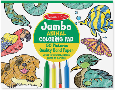 

Melissa & Doug COLORING PADS, ANIMAL