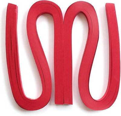 

Craft Bug Quilling strips extra long 10MMX20INCH, 200STRIPS-RED