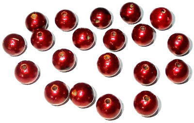 

GOELX Acrylic Plastic Multicolor Beads for Jewellery Making/Craftwork/Decorations - Maroon