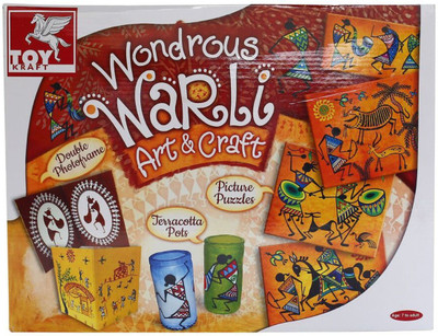 

Toy Kraft Wondrous Warli Art; Craft Set