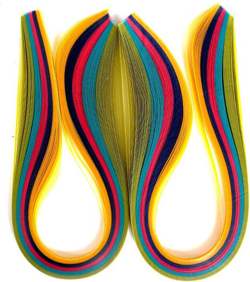 

Craft Bug VELLUM QUILLING STRIPS 5MM, 200STRIPS -ASSORTED