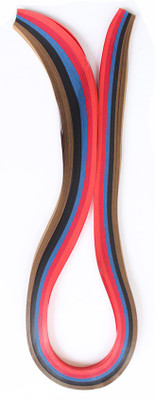 

Craft Bug Quilling strips extra long 5MMX20INCH, 400STRIPS-EARTH TONE