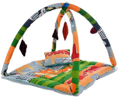 

Lilliput Baby Kick and Play Gym with Mosquito Net and Baby Bedding Set (Tom & Jerry Print) Baby Play Gym Play Gym(Fabric, Multicolor)