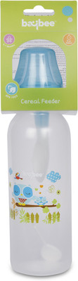 

Baybee Breastmilk Feeding Bottle 240Ml with NaturalWave Nipple | Bottles, 8 Ounce Each, Medium Flow Nipples | Soft Silicone Nipple, Collapse Resistant - 240 ml(Blue)