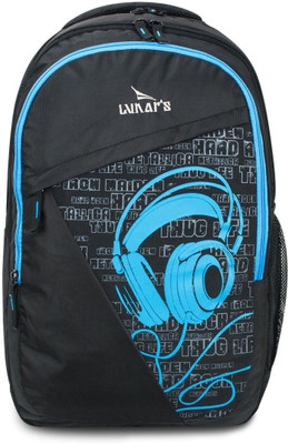 

Lunar Stereo 28 L Backpack(Black, Blue)