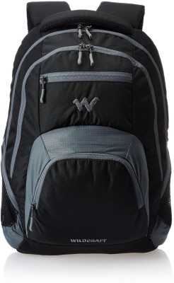 

Wiki by Wildcraft Hopper Black Laptop Backpack 28 L Backpack(Black)