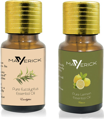 

Maverick Pure Lemon & EucalyptusEssential oil with Orifice reducer(10 ml)