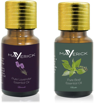 

Maverick Pure Lavender & Basil Essential oil with Orifice reducer(10 ml)