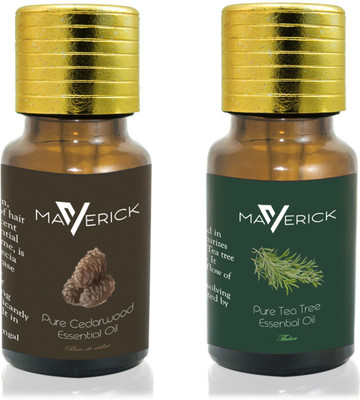 

Maverick Pure Cedarwood & Tea Tree Essential oil with Orifice reducer(10 ml)