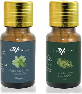 

Maverick Pure Peppermint & Tea Tree Essential oil with Orifice reducer(10 ml)