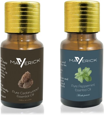 

Maverick Pure Cedarwood & Peppermint Essential oil with Orifice reducer(10 ml)