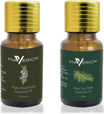 

Maverick Pure Rosemary & Tea Tree Essential oil with Orifice reducer(10 ml)