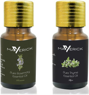 

Maverick Pure Rosemary &Thyme Essential oil with Orifice reducer(10 ml)