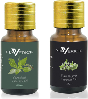 

Maverick Pure Thyme & Basil Essential oil with Orifice reducer(10 ml)
