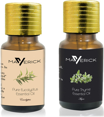 

Maverick Pure Thyme & Eucalyptus Essential oil with Orifice reducer(10 ml)
