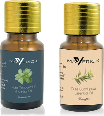 

Maverick Pure Peppermint & Eucalyptus Essential oil with Orifice reducer(10 ml)