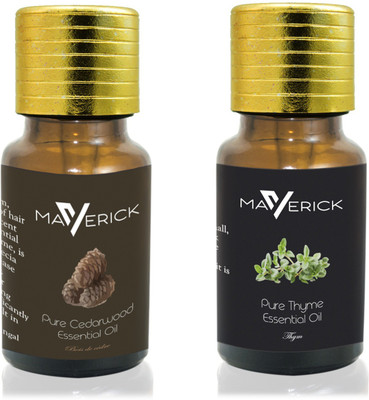

Maverick Pure Cedarwood & Thyme Essential oil with Orifice reducer(10 ml)