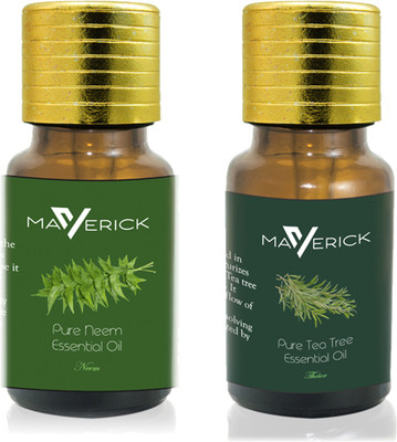 

Maverick Pure Tea Tree & Neem Essential oil with Orifice reducer(10 ml)