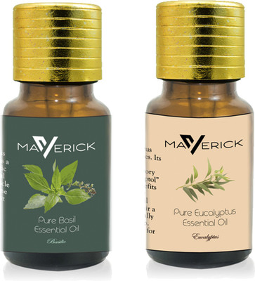 

Maverick Pure Basil & EucalyptusEssential oil with Orifice reducer(10 ml)