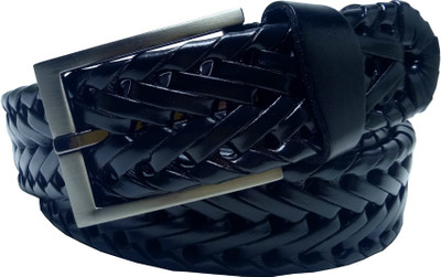 

Mentiezi Men Party Black Genuine Leather Belt