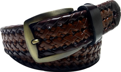 

Mentiezi Men Party Tan Genuine Leather Belt