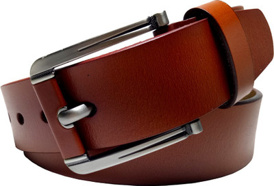 

Mentiezi Men Party Tan Genuine Leather Belt