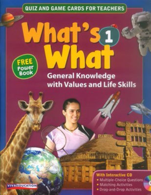 New What's What with Power Book & CD - 1(English, Center-Stitch, Jim Campbell)