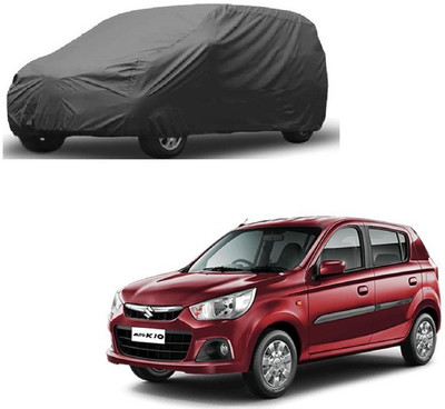 Furious3D Car Cover For Maruti Suzuki Alto K10 (Without Mirror Pockets)(Grey)