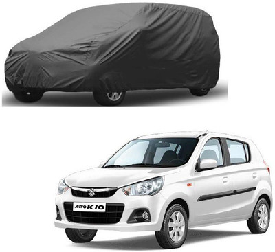 Furious3D Car Cover For Maruti Suzuki Alto K10 (Without Mirror Pockets)(Grey)