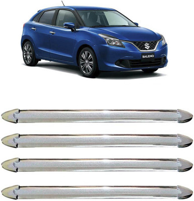 63 OFF on AutoKraftZ Silicone Car Bumper Guard Silver Pack of 4