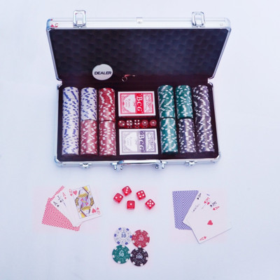 

Casinoite Poker Chipset with 10, 20, 50, 100 Denomination Toy(Multicolor)
