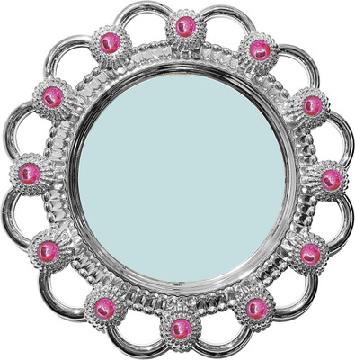 

Majik Stylish Round Shape Mirror For Living Room | Mirror For Makeup For Women