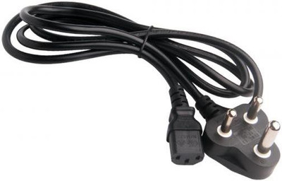 Storite IEC Mains Pc Power Cable Power Cord(IEC Mains Pc Power Cable.., Black)
