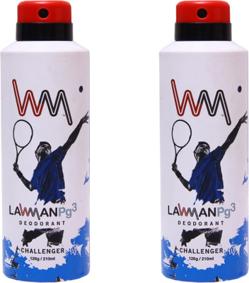 

LAWMAN CHALLENGER Body Spray - For Men(126 ml, Pack of 2)
