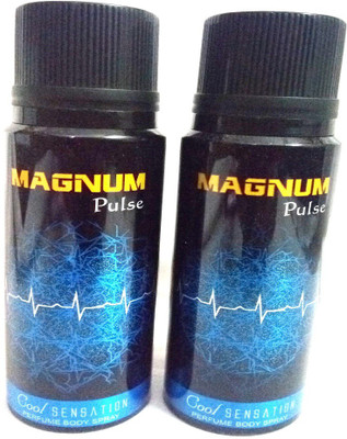 

MAGNUM PULSE COOL SENSATION Perfume Body Spray - For Men & Women(300 ml, Pack of 2)