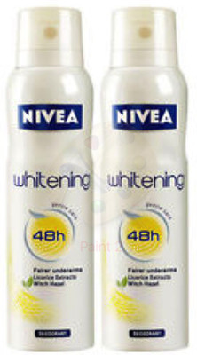 

Nivea WHITENING Body Spray - For Men & Women(150 ml, Pack of 2)