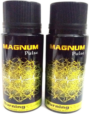 

MAGNUM PULSE BURNING DESIRE Perfume Body Spray - For Men & Women(300 ml, Pack of 2)