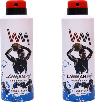 

LAWMAN FREESTYLER Body Spray - For Men(210 ml, Pack of 2)