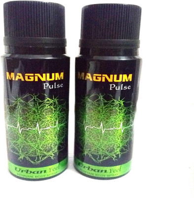 

MAGNUM PULSE URBAN FEEL Perfume Body Spray - For Men & Women(300 ml, Pack of 2)