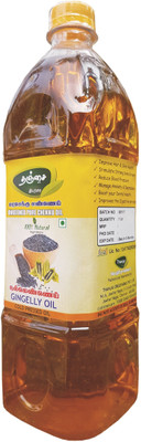 

THANJAI NATURAL COLD PRESSED GINGELLY OIL 1000ML Sesame Oil Plastic Bottle(1 L)