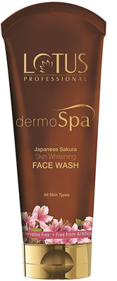 

Lotus Professional Dermo Spa Japanese Sakura Skin Whiteining Face Wash (80g) Face Wash(80 g)