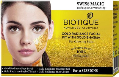 BIOTIQUE Gold Radiance Facial Kit(5 x 15 g)