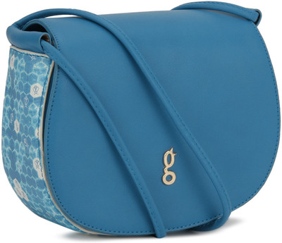 

Global Desi Sling Bag(Blue)